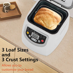 ZOKOP 2LB Bread Maker | Automatic Feeding Function Bread Machine