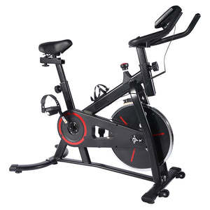 Indoor Stationary Bike | Exercise Bicycle with Adjustable Seat and Bottle Holder with LCD Monitor