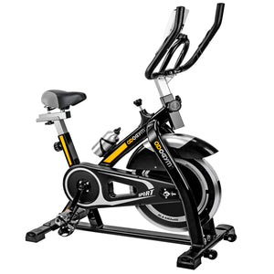 Indoor Stationary Cycling Bike | Exercise Slim Bike With Heavy Flywheel and Fitness At Home Gym